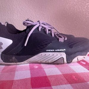 Under Armour Women's Purple and Gray Athletic Shoes
